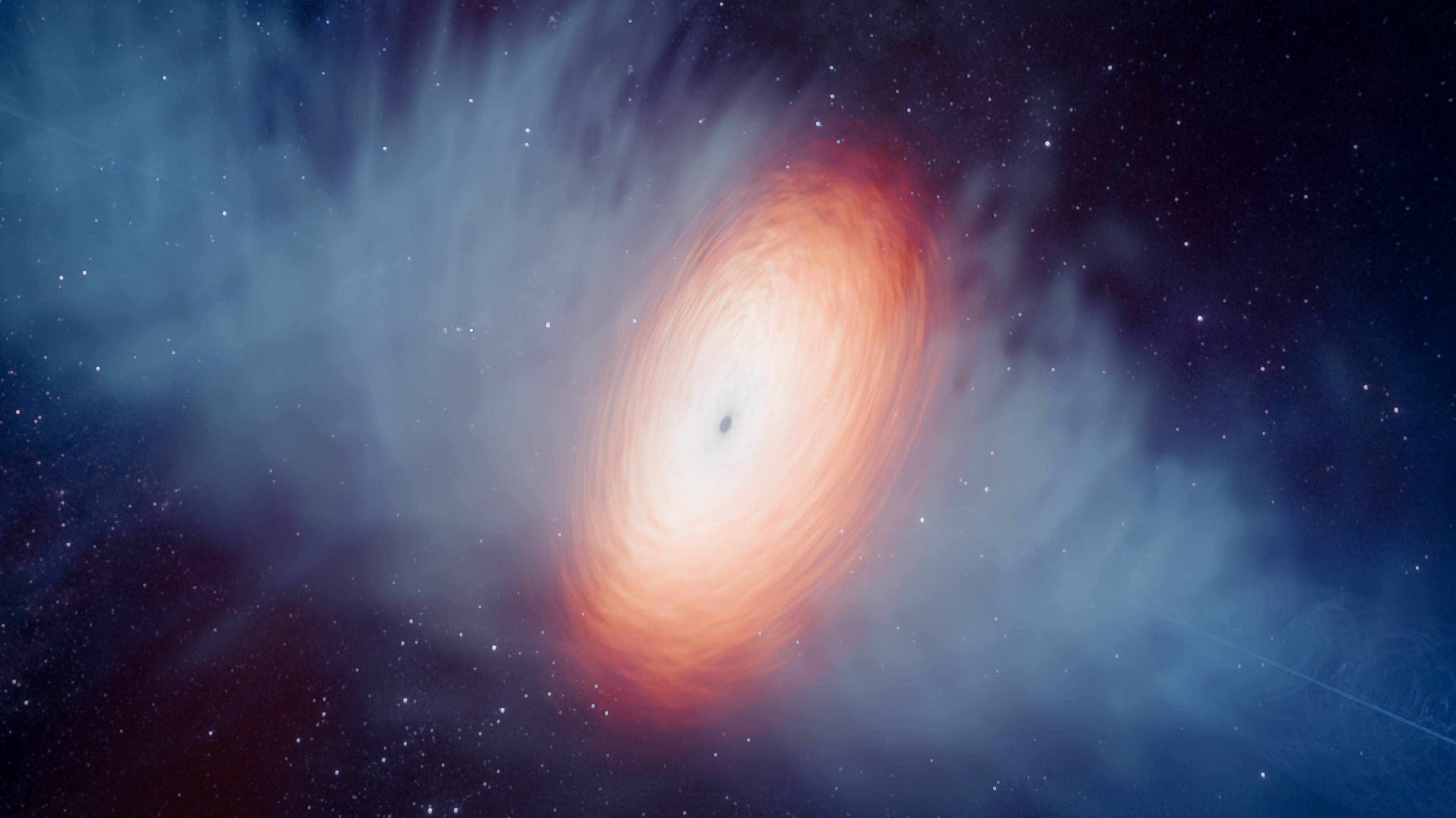 NGC 1052 artist impression